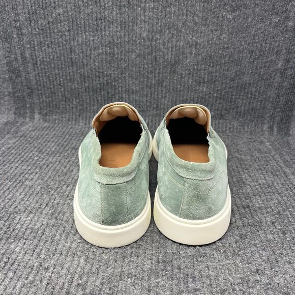 Allen Edmonds Hayes Slip-On Loafer Sage Green Suede Casual Shoes Mens 13 D - Picture 4 of 10